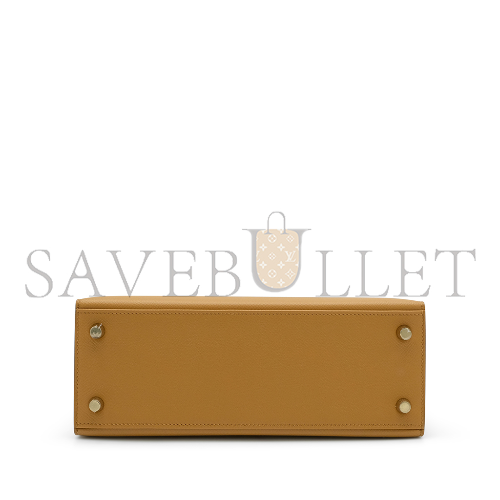 HERMÈS MASTER SESAME EPSOM KELLY 28 SELLIER GOLD HARDWARE (28*22*10cm)